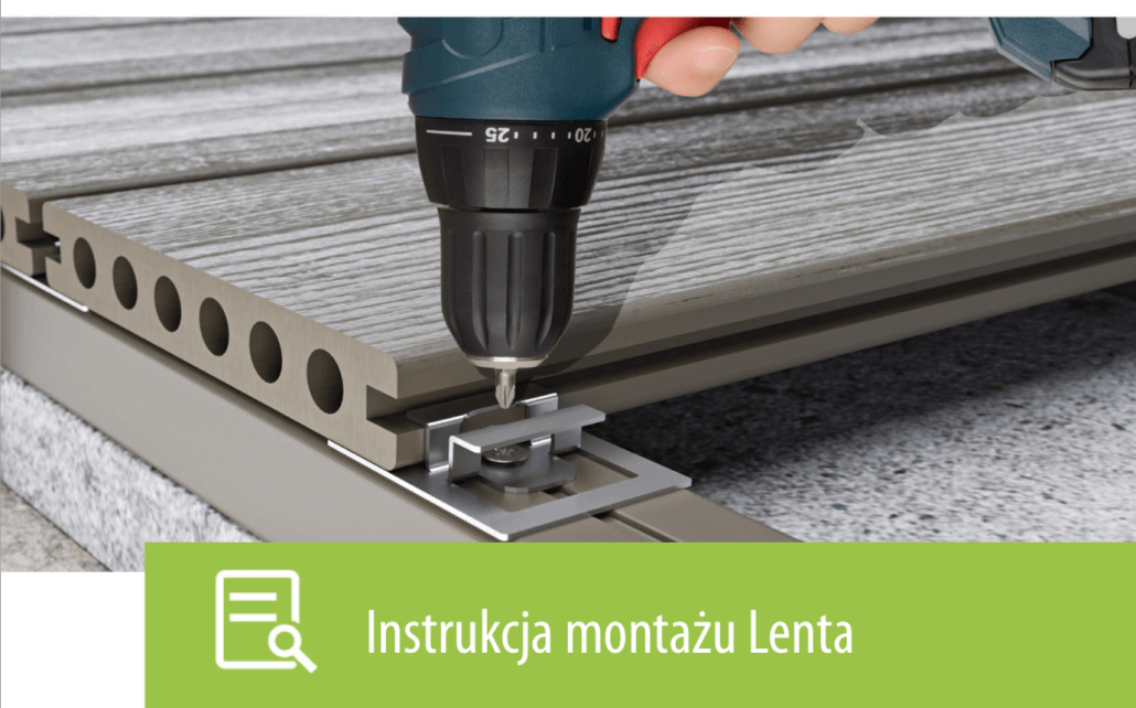 Tarasy Kompozytowe, Taras z Desek Kompozytowych - Lenta