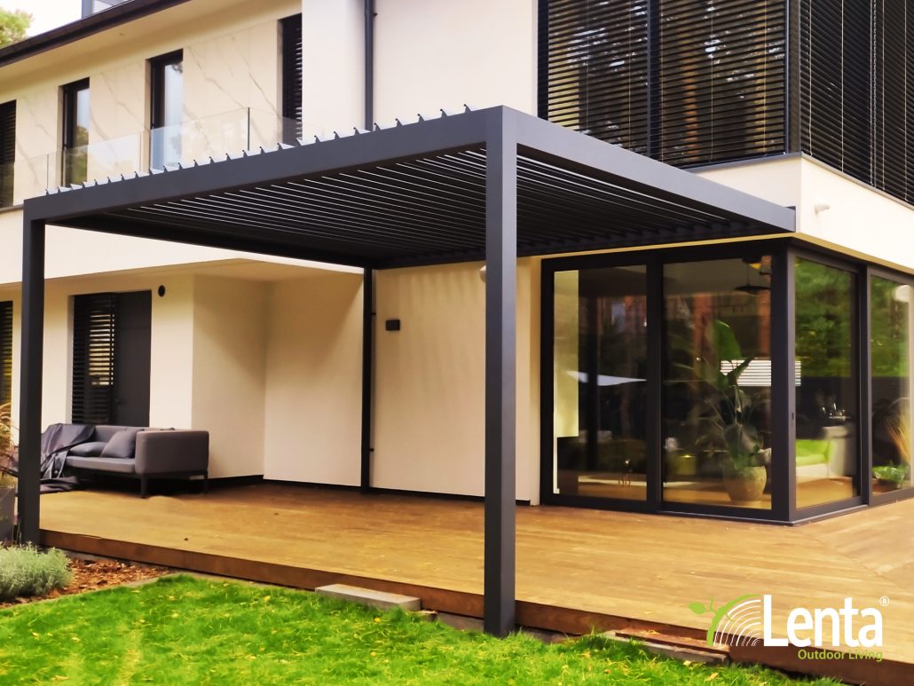Zadaszenie tarasu kompozytowego