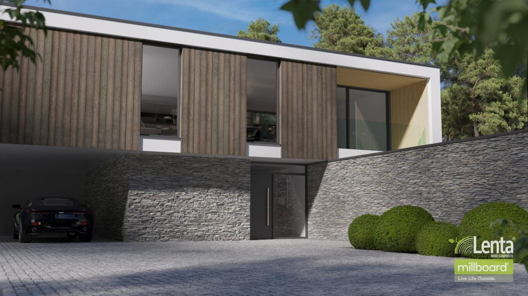 Tarasy Kompozytowe, Taras z Desek Kompozytowych - Lenta