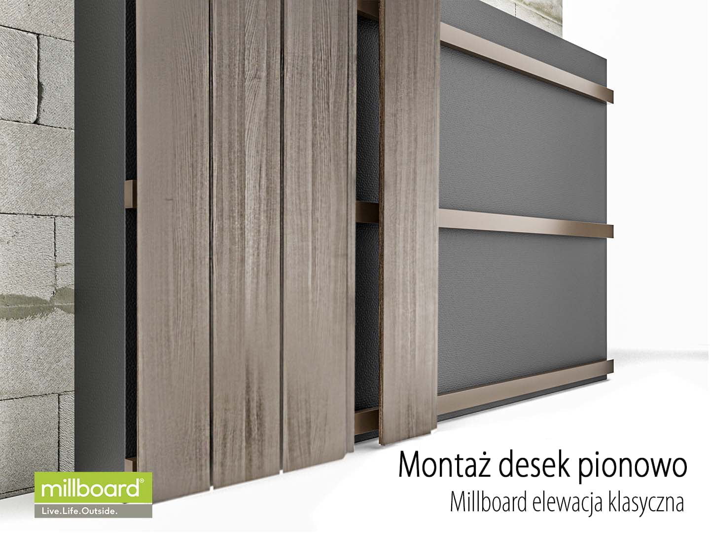 Elewacja Millboard klasyczna