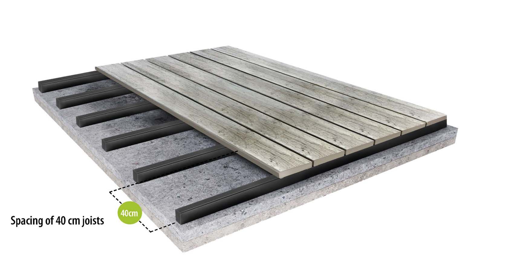 Tarasy Kompozytowe, Taras z Desek Kompozytowych - Lenta