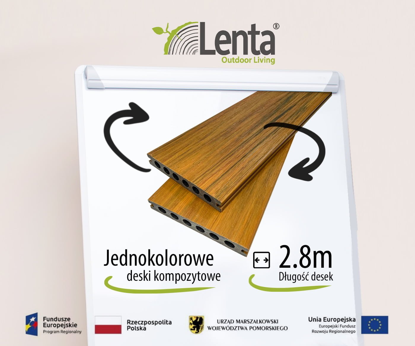 Tarasy Kompozytowe, Taras z Desek Kompozytowych - Lenta