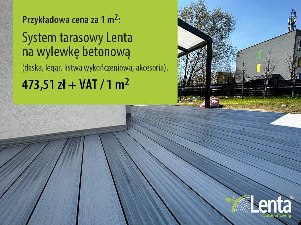 Tarasy Kompozytowe, Taras z Desek Kompozytowych - Lenta